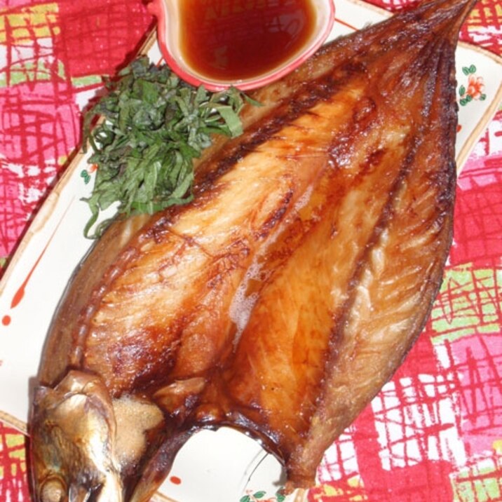 トロ鯖のポン酢生姜ソース